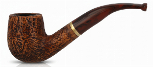 Molina Pfeife Striato Sandblast Brown Nr. 5