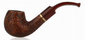 Molina Pfeife Striato Sandblast Brown Nr. 6