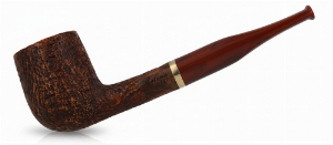 Molina Pfeife Striato Sandblast Brown Nr. 8