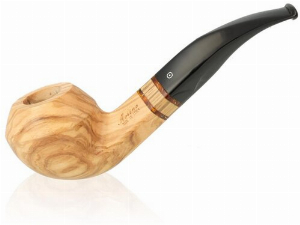 Molina Pfeife Zebrano Olive Helbbraun Nr. 1