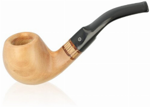 Molina Pfeife Zebrano Olive Helbbraun Nr. 6