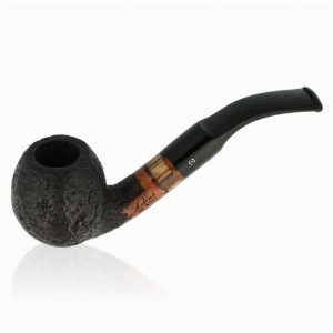 Molina Pfeife Zebrano Sandblast Black Nr.4