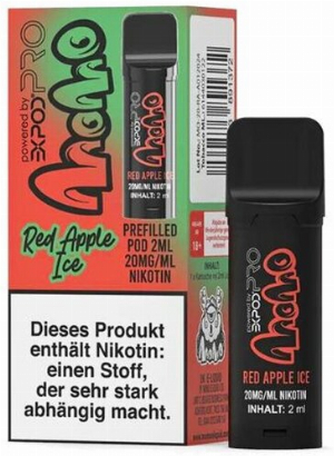 Momo Powered by Expod Pro Red Apple Ice Prefilled Pod 1x2ml 20mg