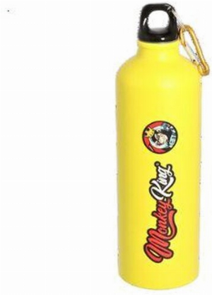 Monkey King Trinkflasche mit Karabiner gelb 800ml
