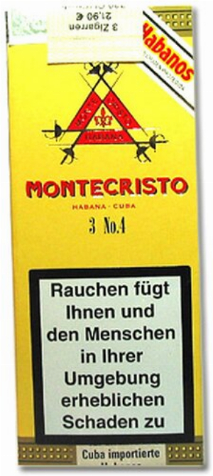 Montecristo No. 4 Zigarren 3er