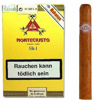 Montecristo No. 4 Zigarren 5er