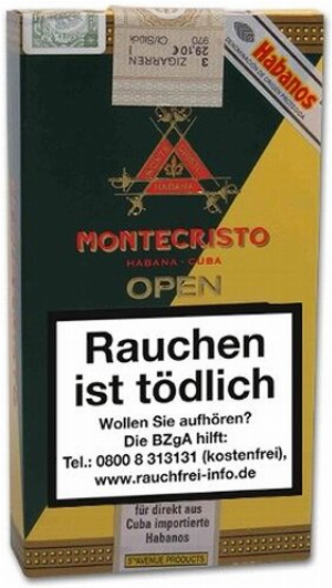 Montecristo Open Regata A/T 3 Stück Zigarren