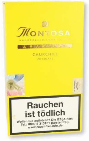 Montosa Amarillo Churchill Zigarren 20 Stück