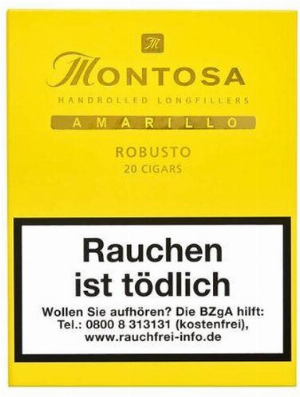 Montosa Amarillo Robusto Zigarren 20 Stück