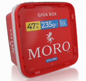 Moro Rot Volumentabak GIGA Box 235g