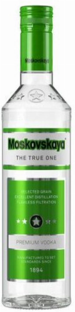 Moskovskaya Premium Wodka 38 % Vol. Alkohol 0,5 L