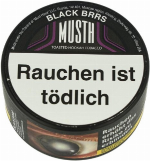Must H BLACK BRRS Wasserpfeifentabak 25g