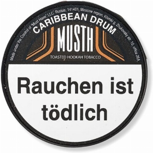 Must H CARIBBEAN DRUM Wasserpfeifentabak 25g