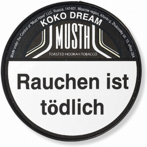 Must H KOKO DREAM Wasserpfeifentabak 25g