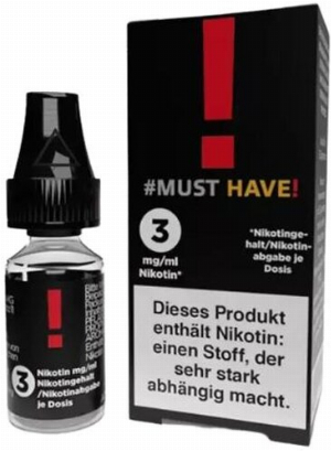 Must Have ! Liquid 10ml 3mg