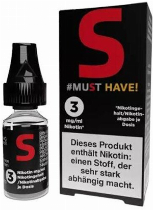 Must Have S Liquid 10ml 3mg