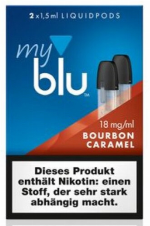 myblu Pods Bourbon Caramel 18 mg 2er Pack