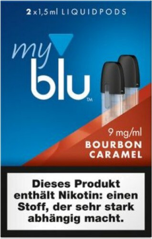 myblu Pods Bourbon Caramel 9mg 2er Pack