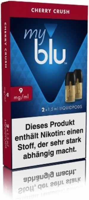 myblu Pods Cherry Crush 9 mg 2er Pack
