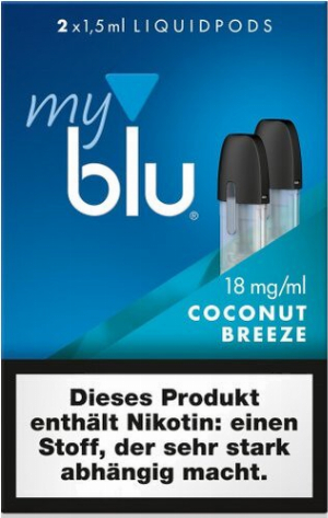 myblu Pods Coconut Breeze 18 mg 2er Pack