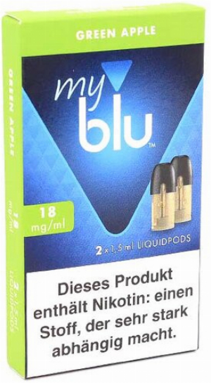 myblu Pods Green Apple 18 mg 2er Pack