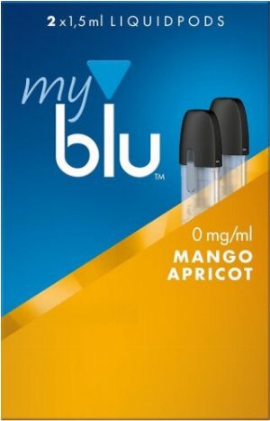 myblu Pods Mango Apricot 0 mg 2er Pack