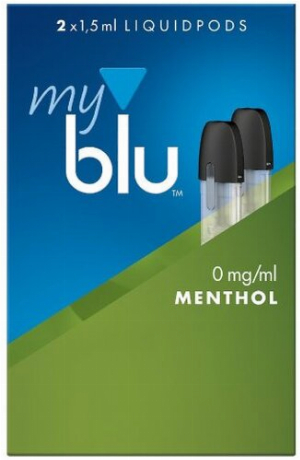 myblu Pods Menthol 0 mg 2er Pack