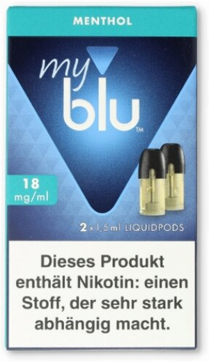 myblu Pods Menthol 18 mg 2er Pack