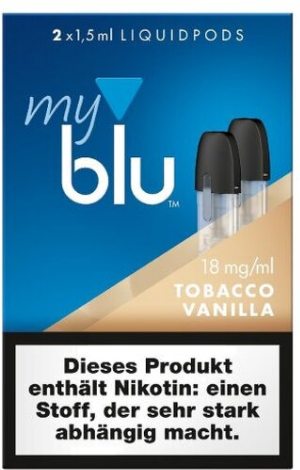 myblu Pods Tobacco Vanilla 18 mg 2er Pack