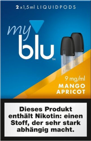 myblu Pods Mango Apricot 9 mg 2er Pack