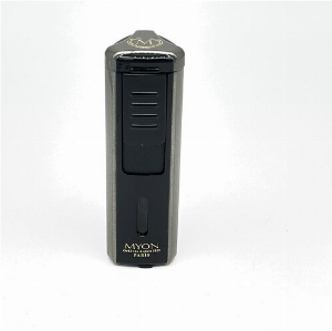 Myon Zigarrenfeuerzeug Jetflame, 3-flammig, Racing schwarz