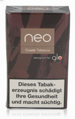 neo Classic Tobacco (ehemalige Dark Tobacco) Sticks für Glo 20er