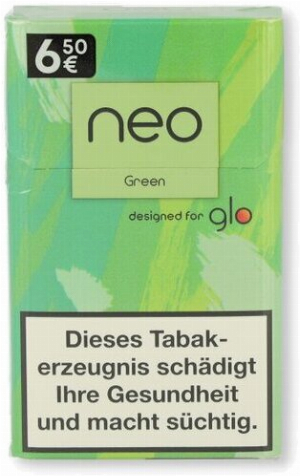 neo Green (ehemalig Green Click Tobacco) Sticks für Glo