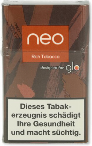 neo Rich Tobacco (ehemals Bright Tobacco) Sticks für Glo 20er