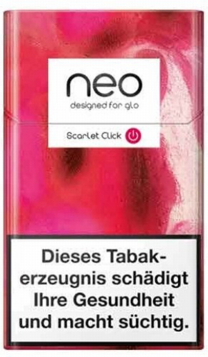neo Scarlet Click Tobacco Sticks für Glo (10x20)