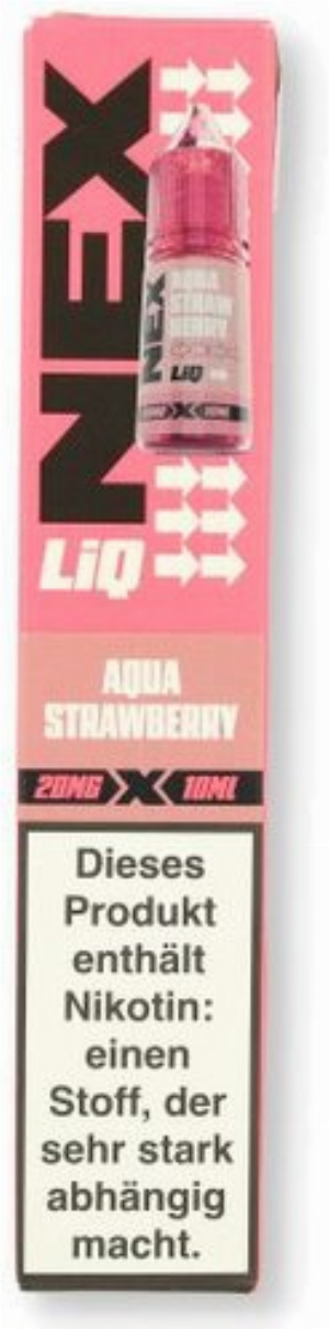 Nex Liq Aqua Strawberry Nikotinsalz Liquid 20mg