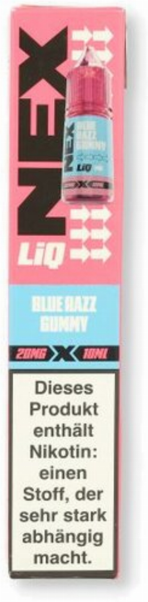 Nex Liq Blue Razz Gummy Nikotinsalz Liquid 20mg