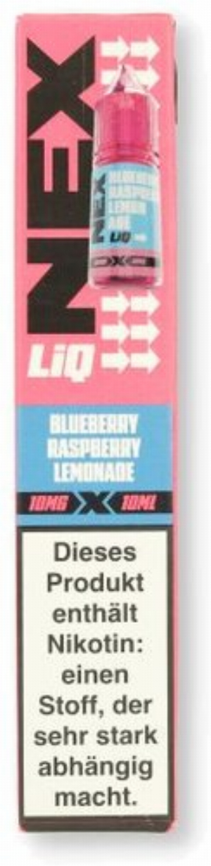 Nex Liq Blueberry Raspberry Lemonade Nikotinsalz Liquid 10mg