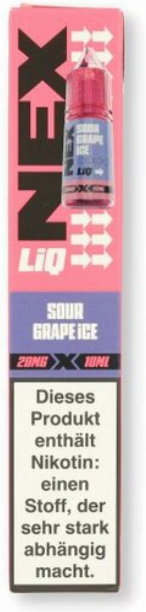 Nex Liq Sour Grape Ice Nikotinsalz Liquid 20mg