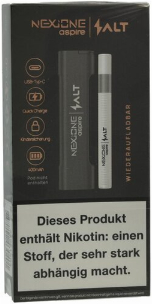 Nexione Aspire/Salt Starter Kit Grey E-Zigarette