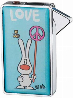 NIC Feuerzeug Love Türkis