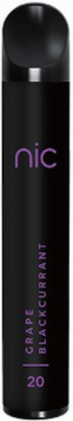 Nic Vape Einweg E-Shisha 500 Grape Blackcurrant 20 mg Nikotin