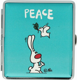 Nic Zigarettenetui Türkis Peace