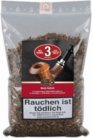 NO NAME No 3 Ready Rubbed 250g Pfeifentabak