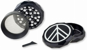 Norddampf Grinder 3-teilig Schwarz