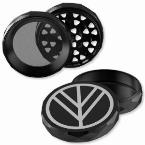 Norddampf Grinder 4-teilig Schwarz