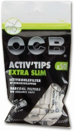 OCB Activ Tips Extra Slim 6 mm