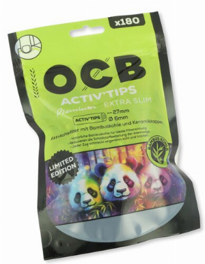OCB Activ Tips Extra Slim Filter 6mm Limited Edition 180 Stück