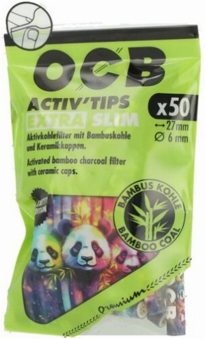 OCB Activ Tips Extra Slim Filter 6mm Limited Edition 50 Stk.