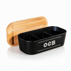OCB Aufbewahrungsbox mit Drehtray Braun/Schwarz
